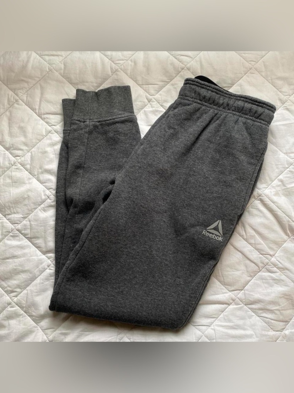 Reebok Women’s Dark Gray Fleece Joggers
